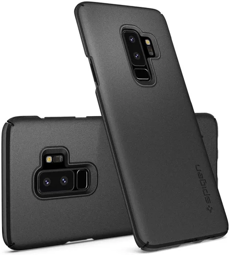 Spigen Thin Fit Case Samsung Galaxy S9 Plus Graphite Gray afbeelding 2