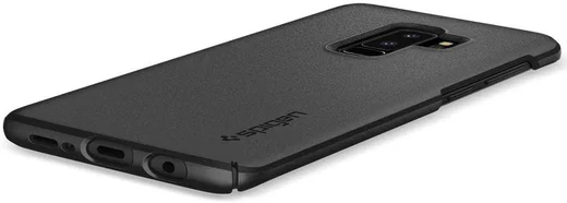 Spigen Thin Fit Case Samsung Galaxy S9 Plus Graphite Gray afbeelding 5