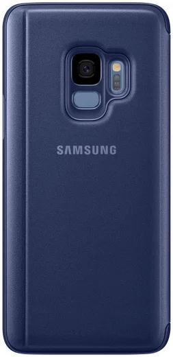 Samsung Galaxy S9 Clear View Stand Cover Blauw afbeelding 5
