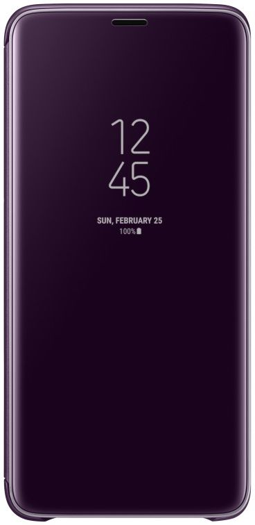 Samsung Galaxy S9 Plus Clear View Stand Cover Paars afbeelding 1