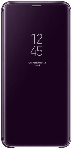 Samsung Galaxy S9 Plus Clear View Stand Cover Paars afbeelding 1