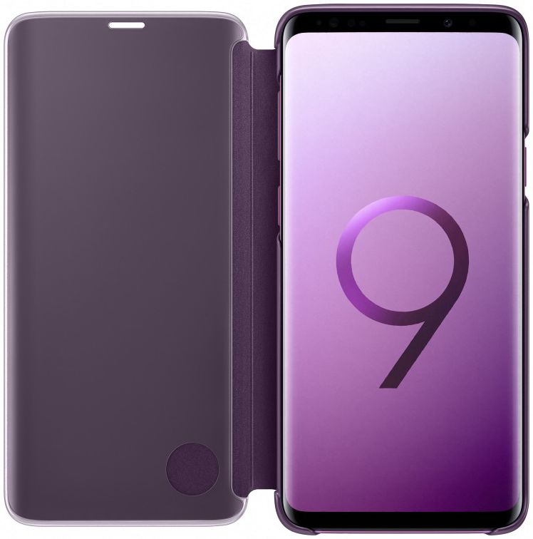 Samsung Galaxy S9 Plus Clear View Stand Cover Paars afbeelding 2