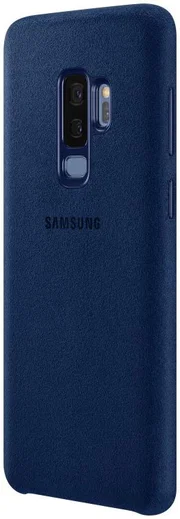 Samsung Galaxy S9 Plus Alcantara Cover Blauw afbeelding 3