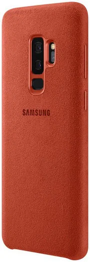 Samsung Galaxy S9 Plus Alcantara Cover Rood afbeelding 3