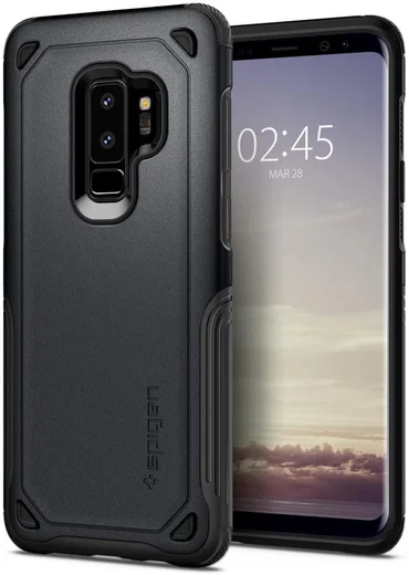 Spigen Hybrid Armor Hoesje Samsung Galaxy S9 Plus Graphite Gray afbeelding 1