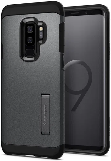 Spigen Tough Armor Hoesje Samsung Galaxy S9 Plus Graphite Gray afbeelding 1