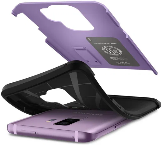 Spigen Tough Armor Hoesje Samsung Galaxy S9 Plus Lilac Purple afbeelding 4