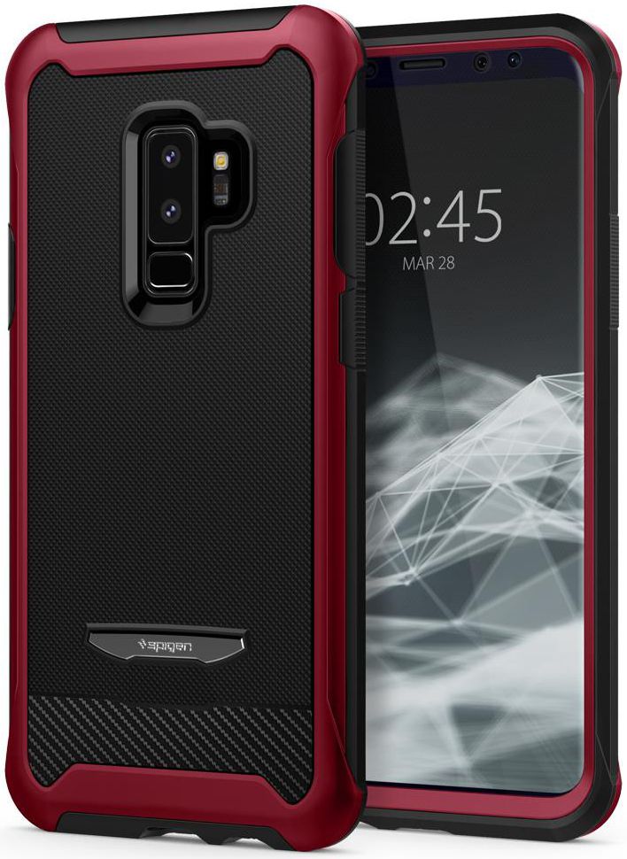 Spigen Reventon Hoesje Samsung Galaxy S9 Plus Metallic Red afbeelding 1