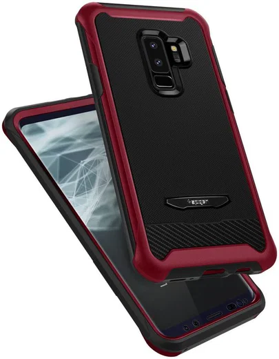Spigen Reventon Hoesje Samsung Galaxy S9 Plus Metallic Red afbeelding 2