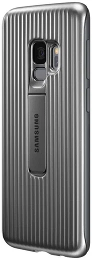 Samsung Galaxy S9 Protective Stand Cover Zilver afbeelding 3