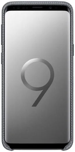 Origineel Samsung Galaxy S9 Hoesje Hyperknit Back Cover Grijs afbeelding 2