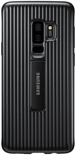 Samsung Galaxy S9 Plus Protective Stand Cover Zwart afbeelding 1