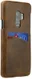 Rosso Select Samsung Galaxy S9 Plus Hoesje Echt Leer Back Cover Bruin afbeelding 3