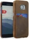 Rosso Select Samsung Galaxy S7 Hoesje Echt Leer Back Cover Bruin afbeelding 1