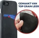 Rosso Select OnePlus 5T Hoesje Echt Leer Back Cover Zwart afbeelding 4