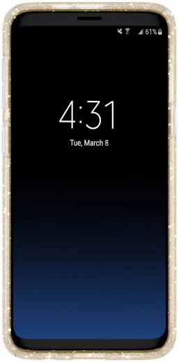 Speck Presidio Glitter Hoesje Samsung Galaxy S9 Transparant Goud afbeelding 7