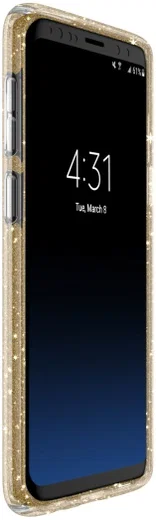 Speck Presidio Glitter Hoesje Samsung Galaxy S9 Transparant Goud afbeelding 8