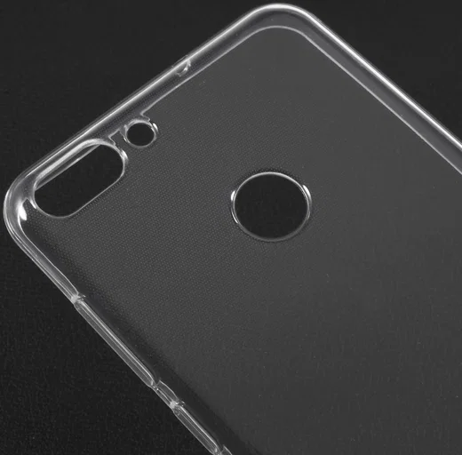 Huawei P Smart Hoesje Dun TPU Transparant afbeelding 2