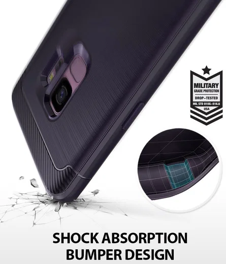 Ringke Onyx Samsung Galaxy S9 Hoesje Violet afbeelding 4