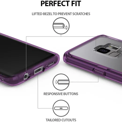 Ringke Fusion Hoesje Samsung Galaxy S9 Orchid Purple afbeelding 4