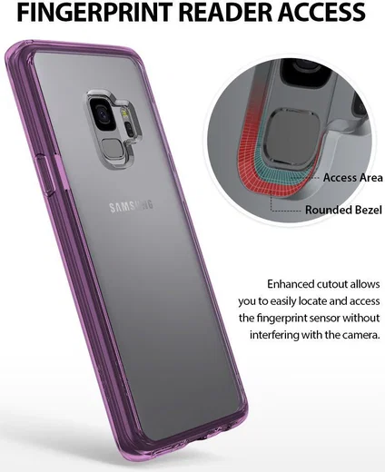 Ringke Fusion Hoesje Samsung Galaxy S9 Orchid Purple afbeelding 8