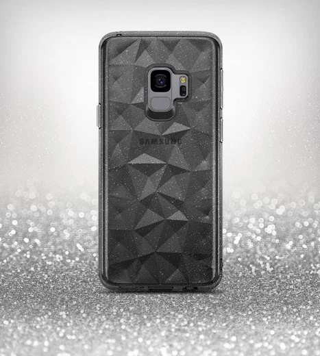 Ringke Air Prism Hoesje Samsung Galaxy S9 Glitter Gray afbeelding 2