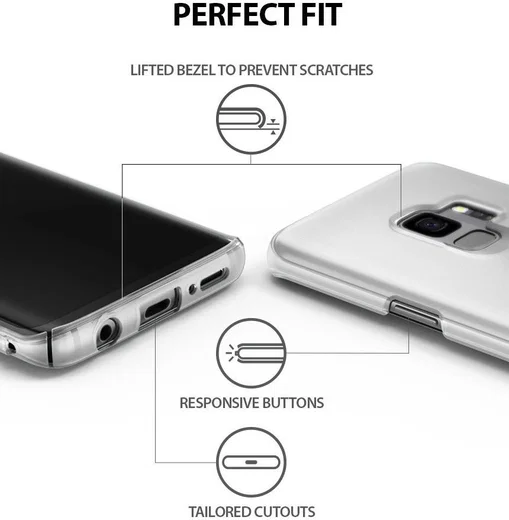 Ringke Slim Samsung Galaxy S9 Ultra Dun Hoesje Frost White afbeelding 3