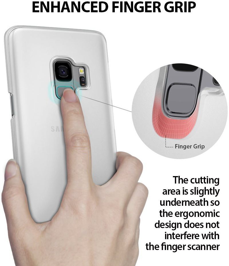 Ringke Slim Samsung Galaxy S9 Ultra Dun Hoesje Frost White afbeelding 6