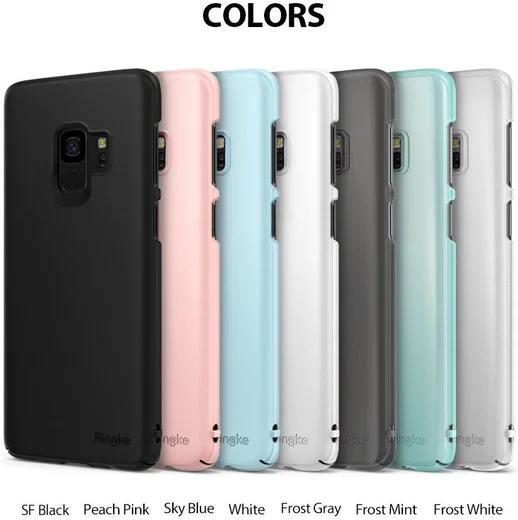 Ringke Slim Samsung Galaxy S9 Ultra Dun Hoesje Frost White afbeelding 9