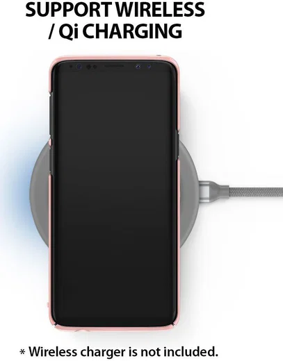 Ringke Slim Samsung Galaxy S9 Ultra Dun Hoesje Peach Pink afbeelding 8
