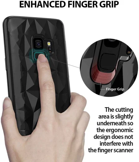 Ringke Air Prism Hoesje Samsung Galaxy S9 Ink Black afbeelding 7