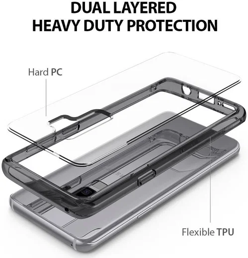 Ringke Fusion hoesje Samsung Galaxy S9 Plus Smoke Black afbeelding 6
