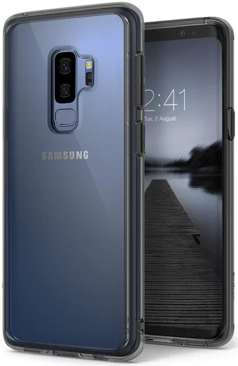 Ringke Fusion hoesje Samsung Galaxy S9 Plus Smoke Black afbeelding 1