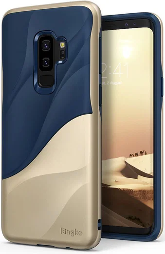 Ringke Wave Hoesje Samsung Galaxy S9 Plus Marina Gold afbeelding 1