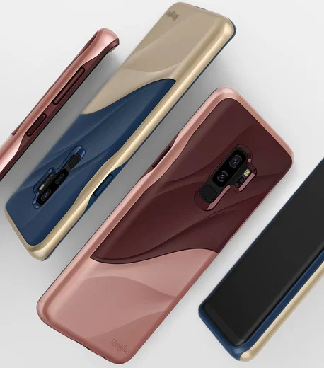 Ringke Wave Hoesje Samsung Galaxy S9 Plus Marina Gold afbeelding 10