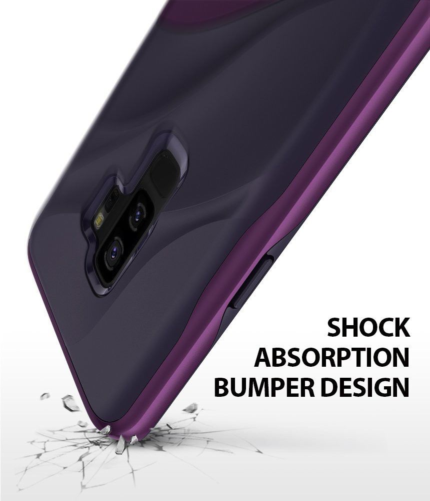 Ringke Wave Hoesje Samsung Galaxy S9 Plus Metallic Purple afbeelding 6