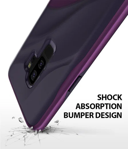 Ringke Wave Hoesje Samsung Galaxy S9 Plus Metallic Purple afbeelding 6