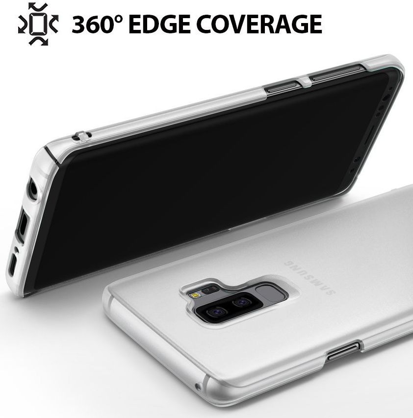 Ringke Slim Samsung Galaxy S9 Plus Ultra Dun Hoesje Frost White afbeelding 4