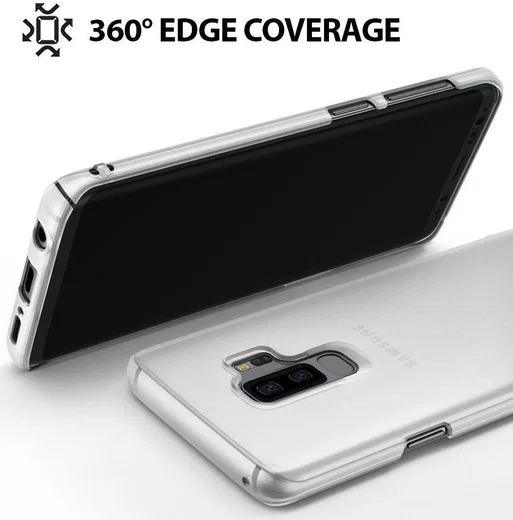 Ringke Slim Samsung Galaxy S9 Plus Ultra Dun Hoesje Frost White afbeelding 4