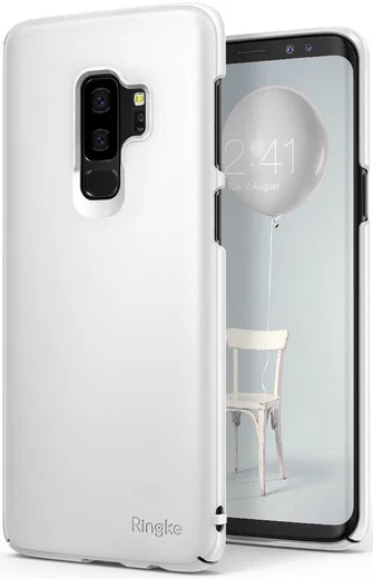 Ringke Slim Samsung Galaxy S9 Plus Ultra Dun Hoesje White afbeelding 1