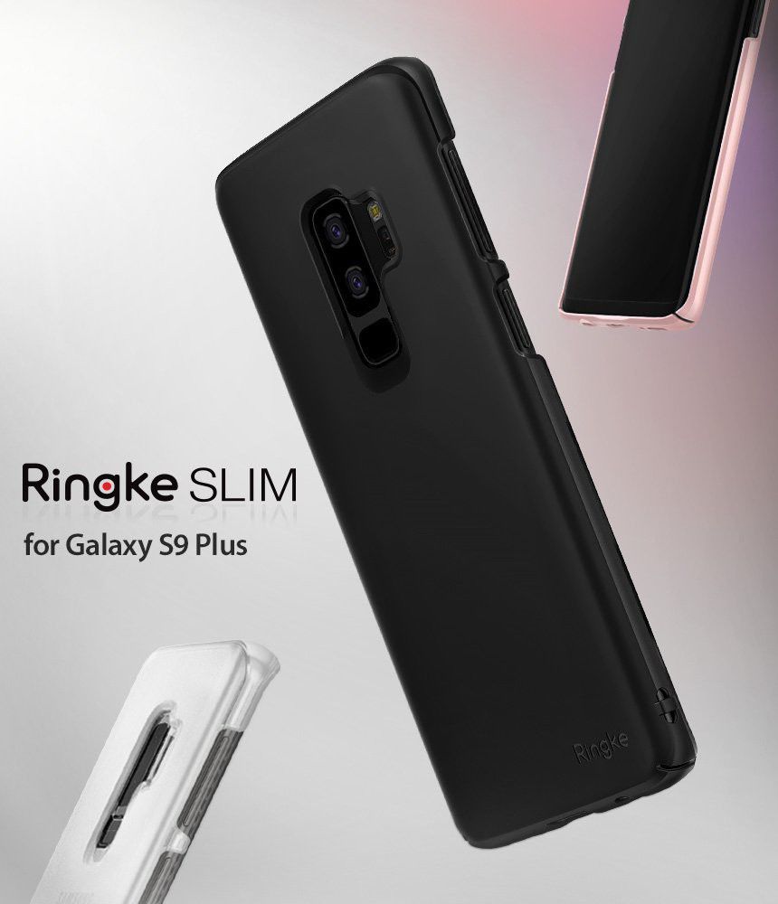 Ringke Slim Samsung Galaxy S9 Plus Ultra Dun Hoesje Peach Pink afbeelding 2
