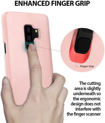 Ringke Slim Samsung Galaxy S9 Plus Ultra Dun Hoesje Peach Pink afbeelding 7