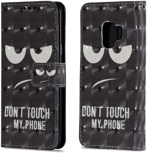 Samsung Galaxy S9 Portemonnee Hoesje Dont Touch afbeelding 2
