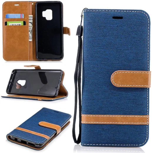 Samsung Galaxy S9 Portemonnee Hoesje Blauw afbeelding 10