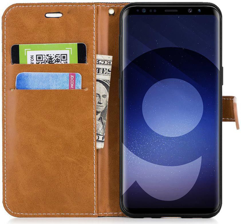 Samsung Galaxy S9 Portemonnee Hoesje Groen afbeelding 2