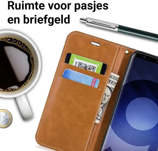Samsung Galaxy S9 Portemonnee Hoesje Groen afbeelding 5