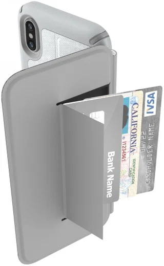 Speck Presidio Booklet Hoesje iPhone X Grijs afbeelding 3