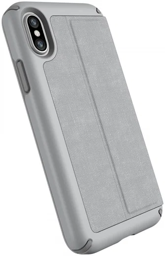 Speck Presidio Booklet Hoesje iPhone X Grijs afbeelding 10