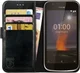Rosso Element Nokia 1 Hoesje Book Cover Zwart afbeelding 1