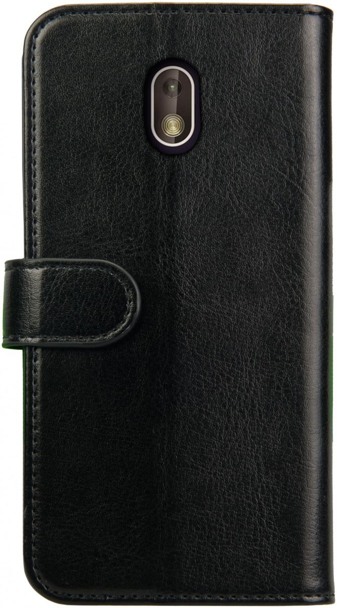 Rosso Element Nokia 1 Hoesje Book Cover Zwart afbeelding 4